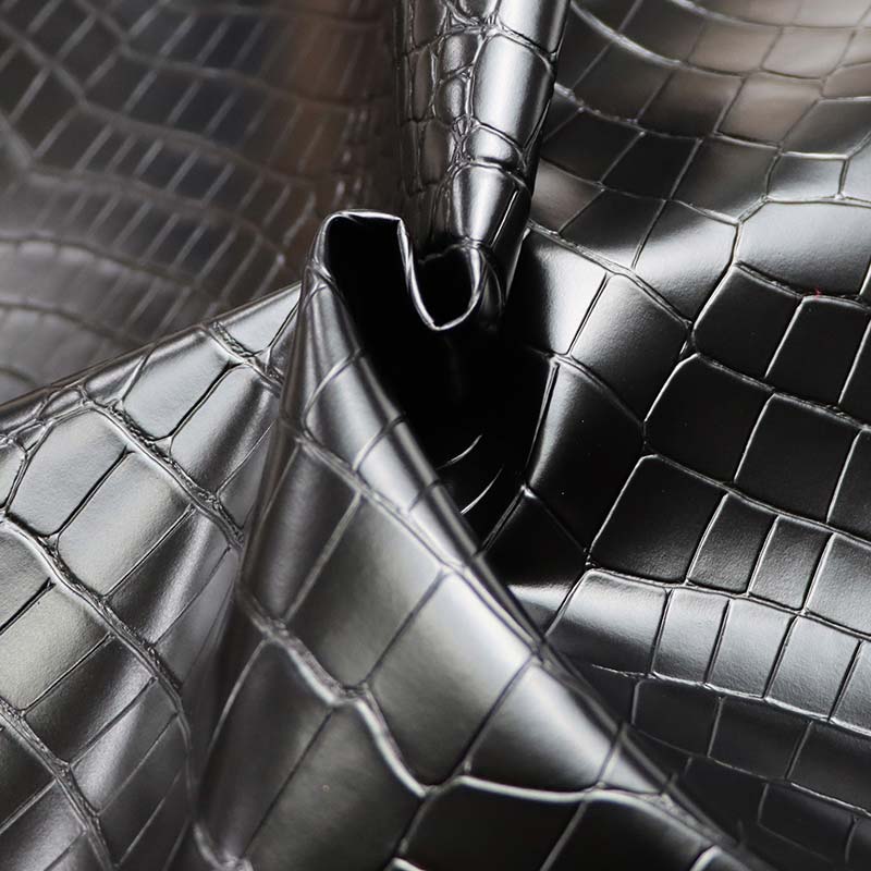 Vải cá sấu nhân tạo giả da PVC trang trí nội thất