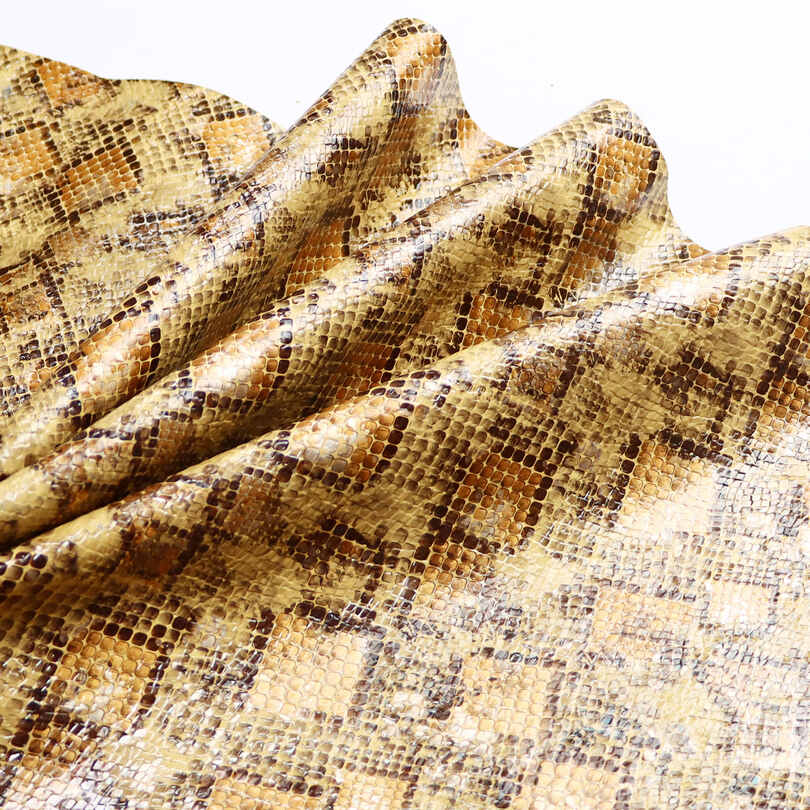 Túi xách da rắn pha lê giả da PU