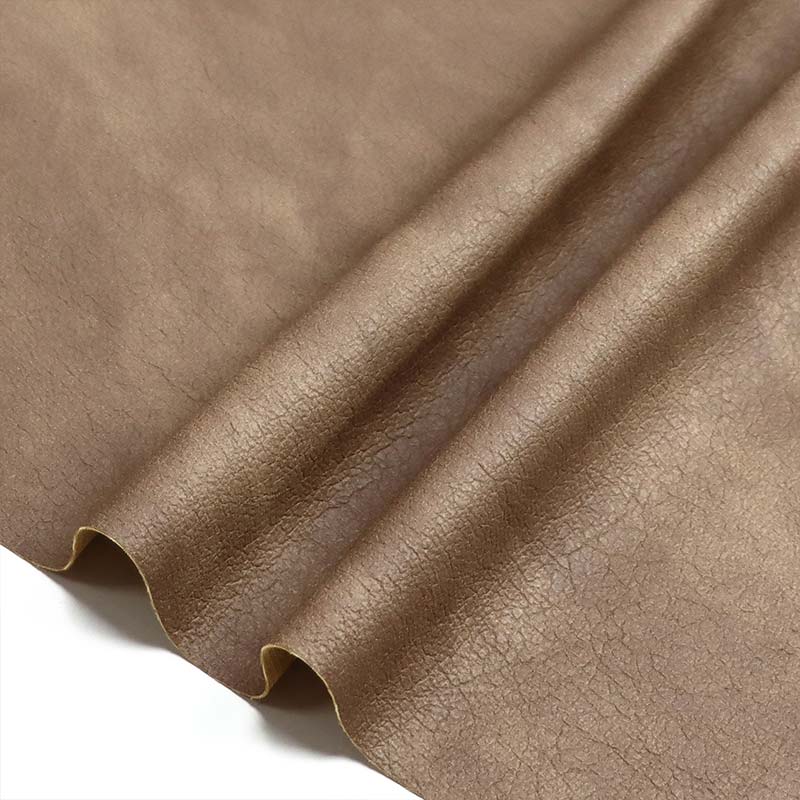 Cracked Imitation PU Leather Costume Materials