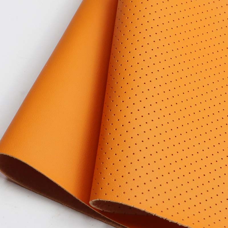 Perforated Microfiber Leather Punching Cars Seats Interior Fabric