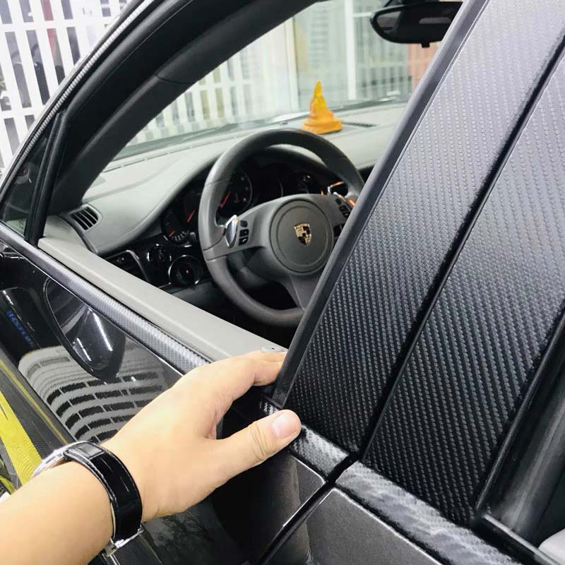 Vải nội thất ô tô nhân tạo bằng sợi carbon PVC